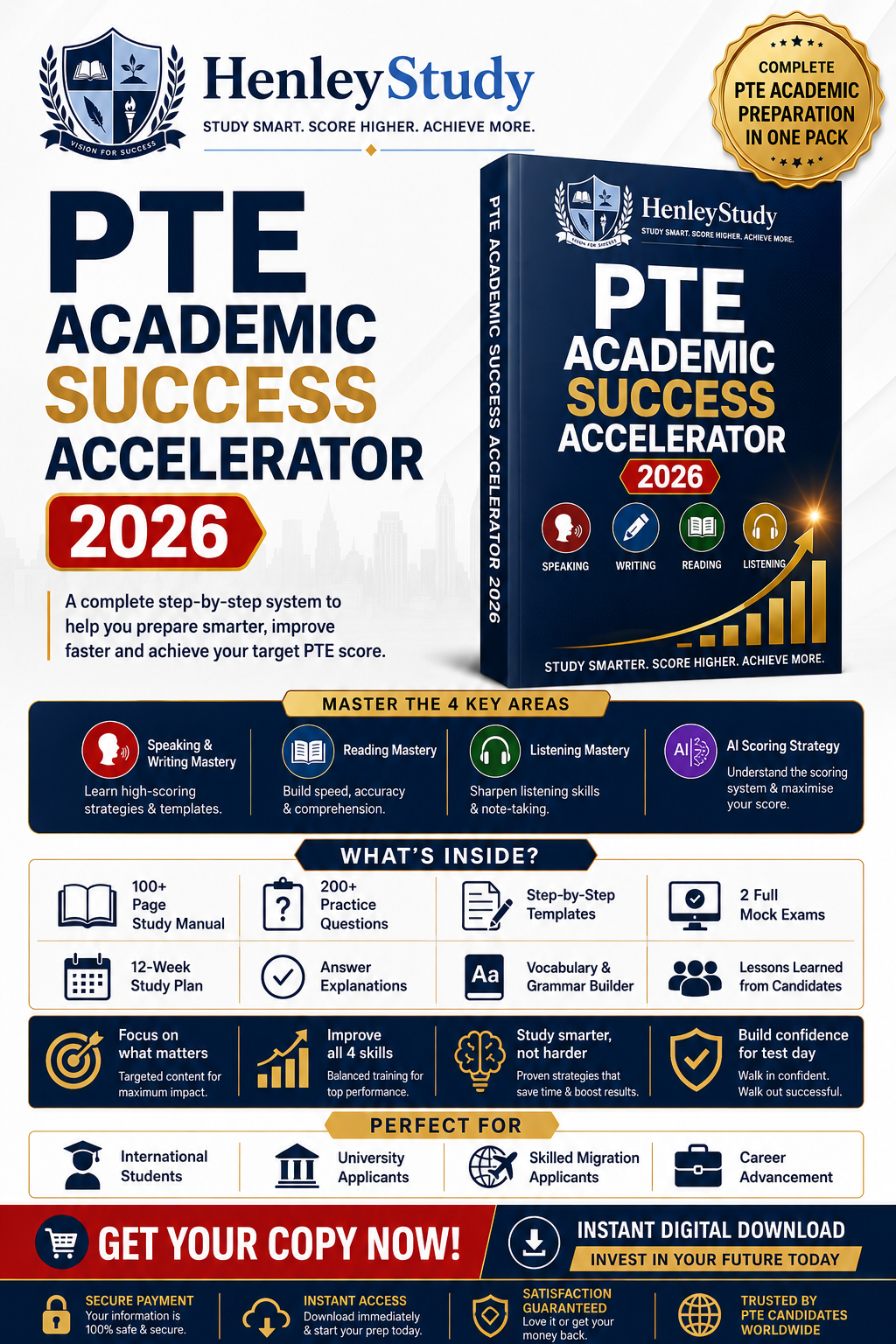 PTE Academic Success Accelerator 2026™
